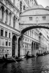 Venice Bridge of Sighs Gondolas